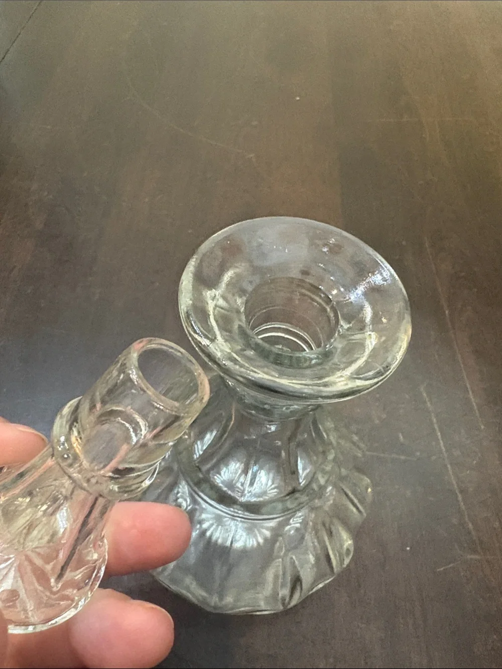 Tabletop Oil / Vinegar Cruet Bottle with matching stopper